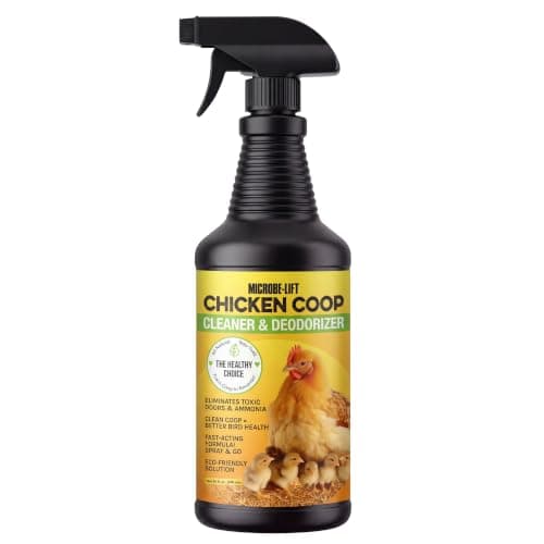 MICROBE-LIFT Chicken Coop Cleaner and Odor Eliminator, 32 Ounces