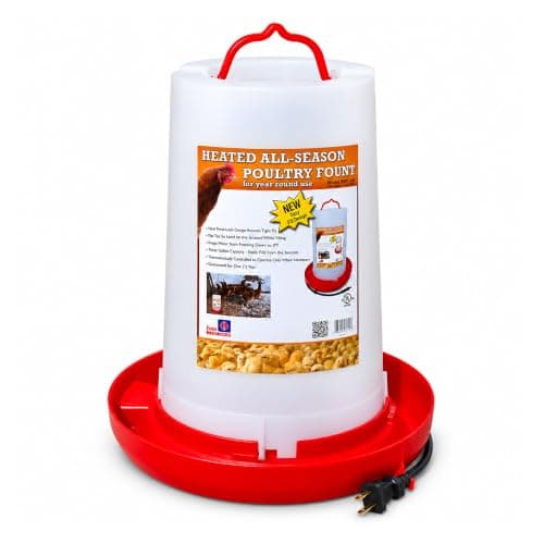 Farm Innovators Thermostatically Controlled Heated 3 Gallon Hanging Water Fountain