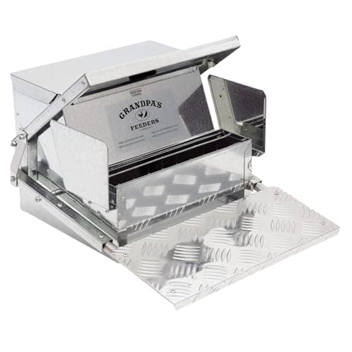 Grandpa's Feeders Automatic Chicken Feeder, 20 lbs Treadle