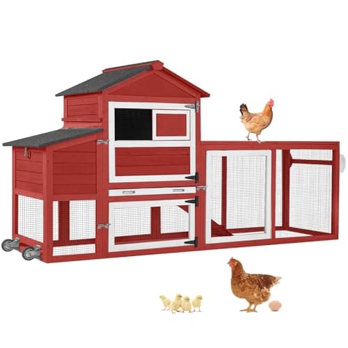 Aivituvin Mobile Coop with Wheels