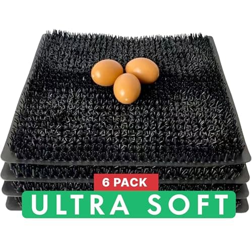 LUMERAM Ultra Soft Washable Chicken Nesting Pads, 6 Pack