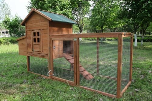 GOJOOASIS 80" Wooden Hen House
