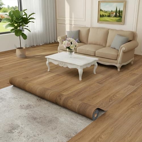 Homease Vinyl Flooring Roll, 39.4in x 118in