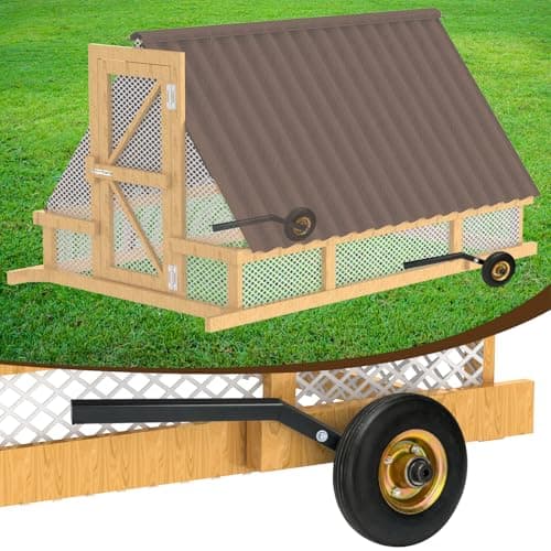 TOPOWN Chicken Coop Wheel Lift Kit, Set of 2