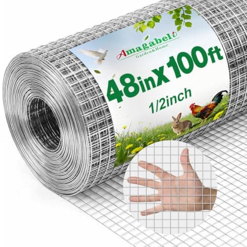Amagabeli 1/2" Hardware Cloth, 48in x 100ft