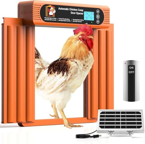 Sun Energise Solar Coop Door, Extra Large, Anti-Pinch