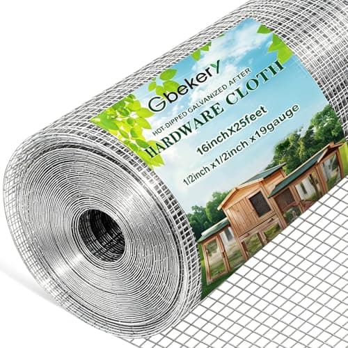 Gbekery 1/2" Hardware Cloth, 16in x 25ft