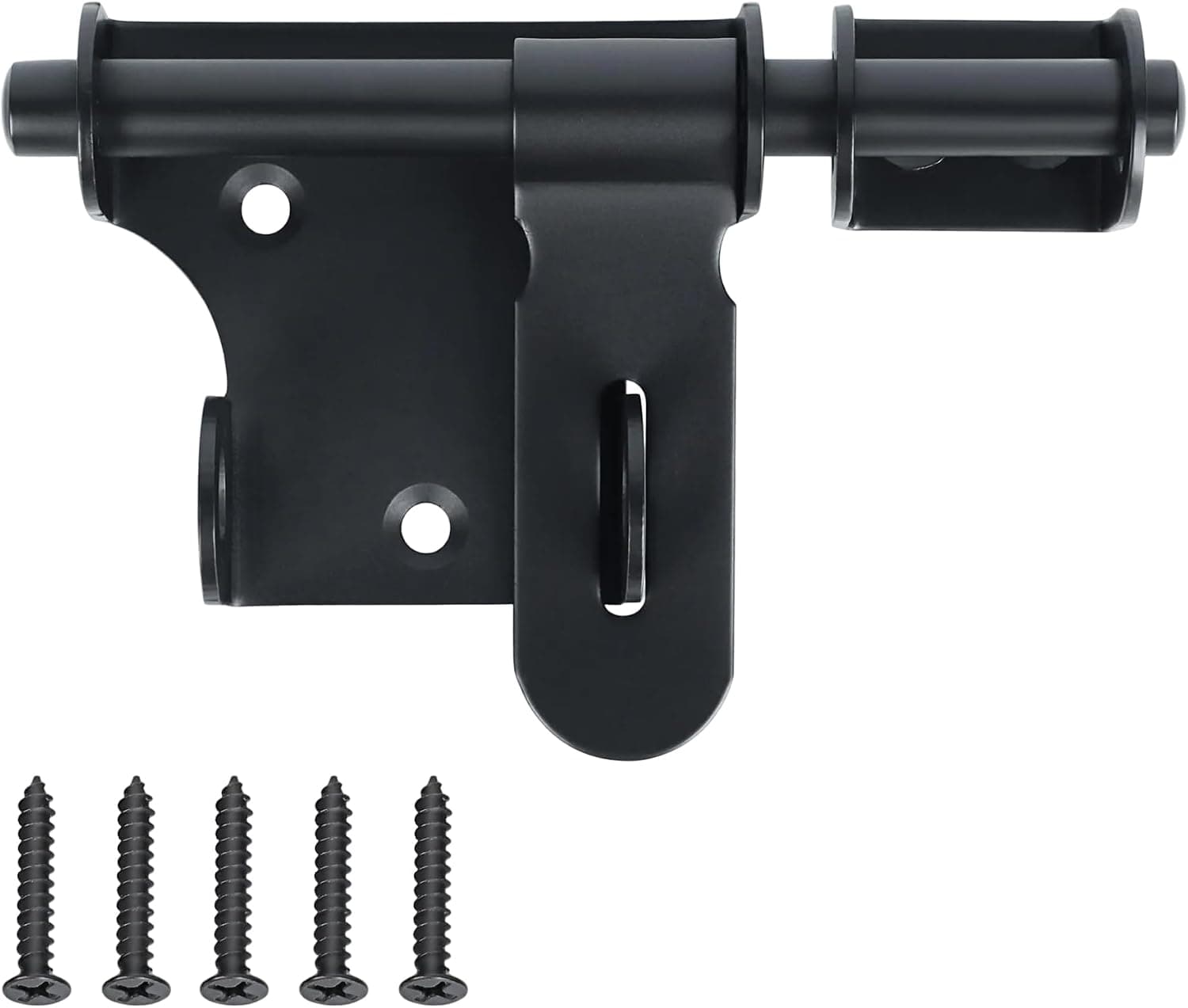 Alise 4in Slide Bolt Latch with Padlock Hole
