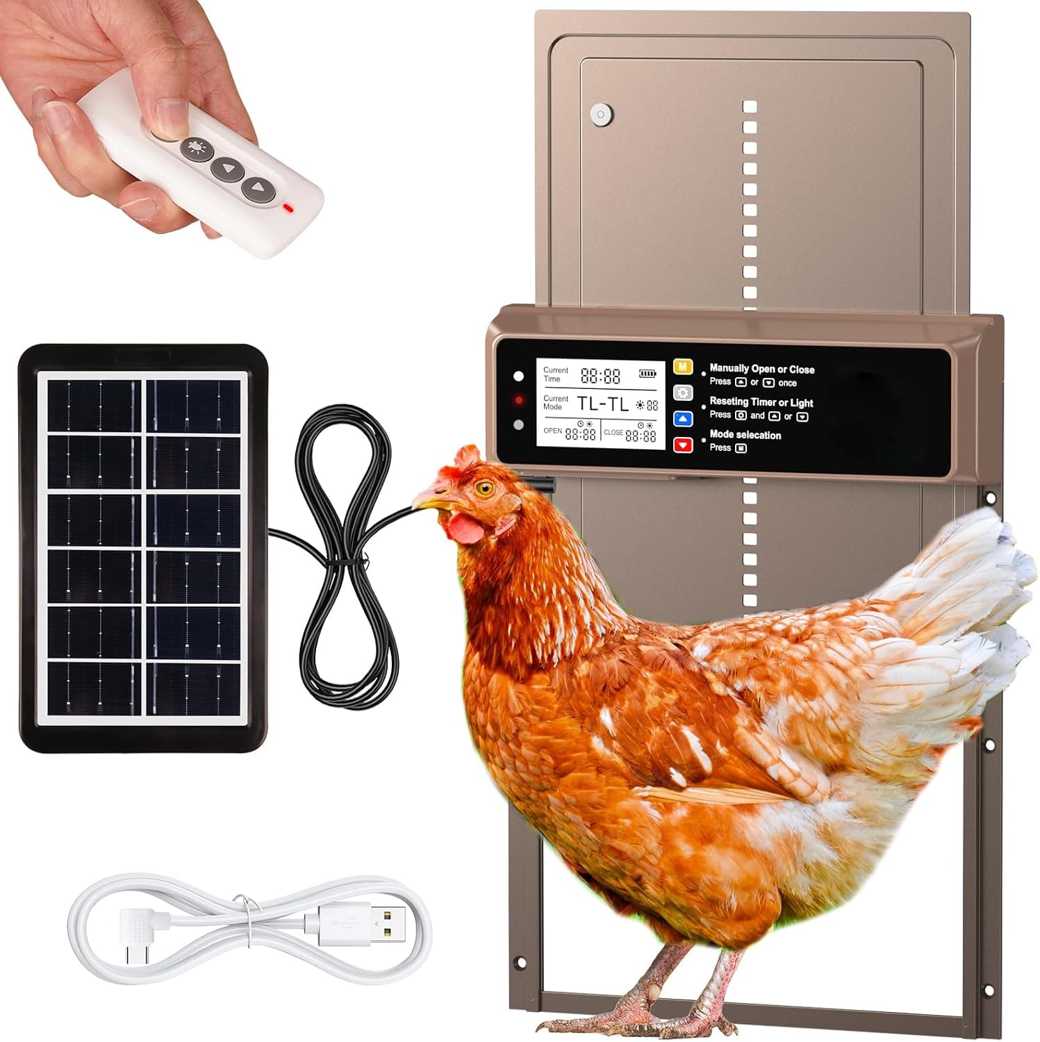 NyPots Solar Automatic Coop Door