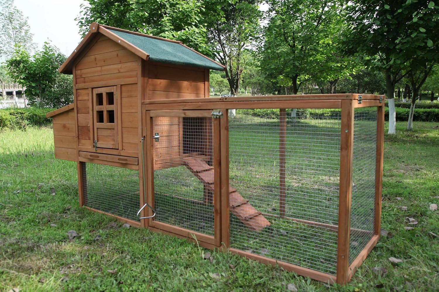 GOJOOASIS 80" Wooden Hen House