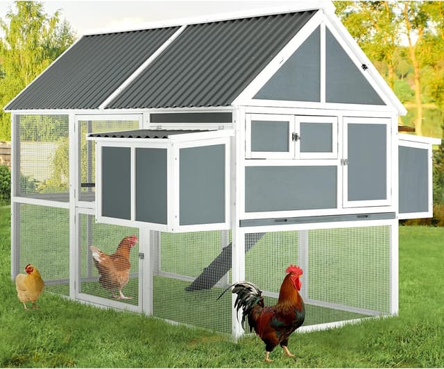 AECOJOY 84" Large Chicken Coop